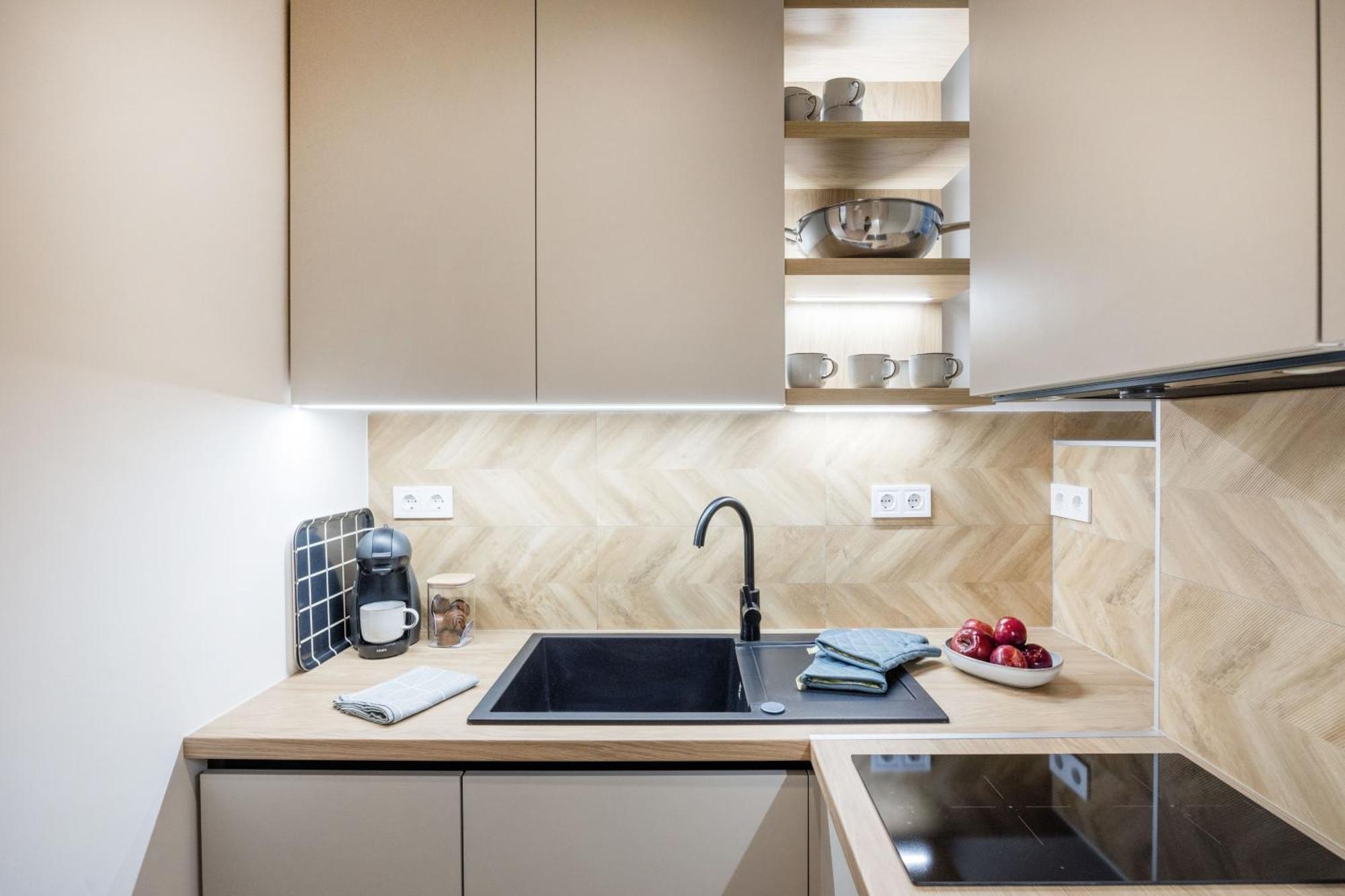 Sleek Downtown Living Apartman Budapest Kültér fotó