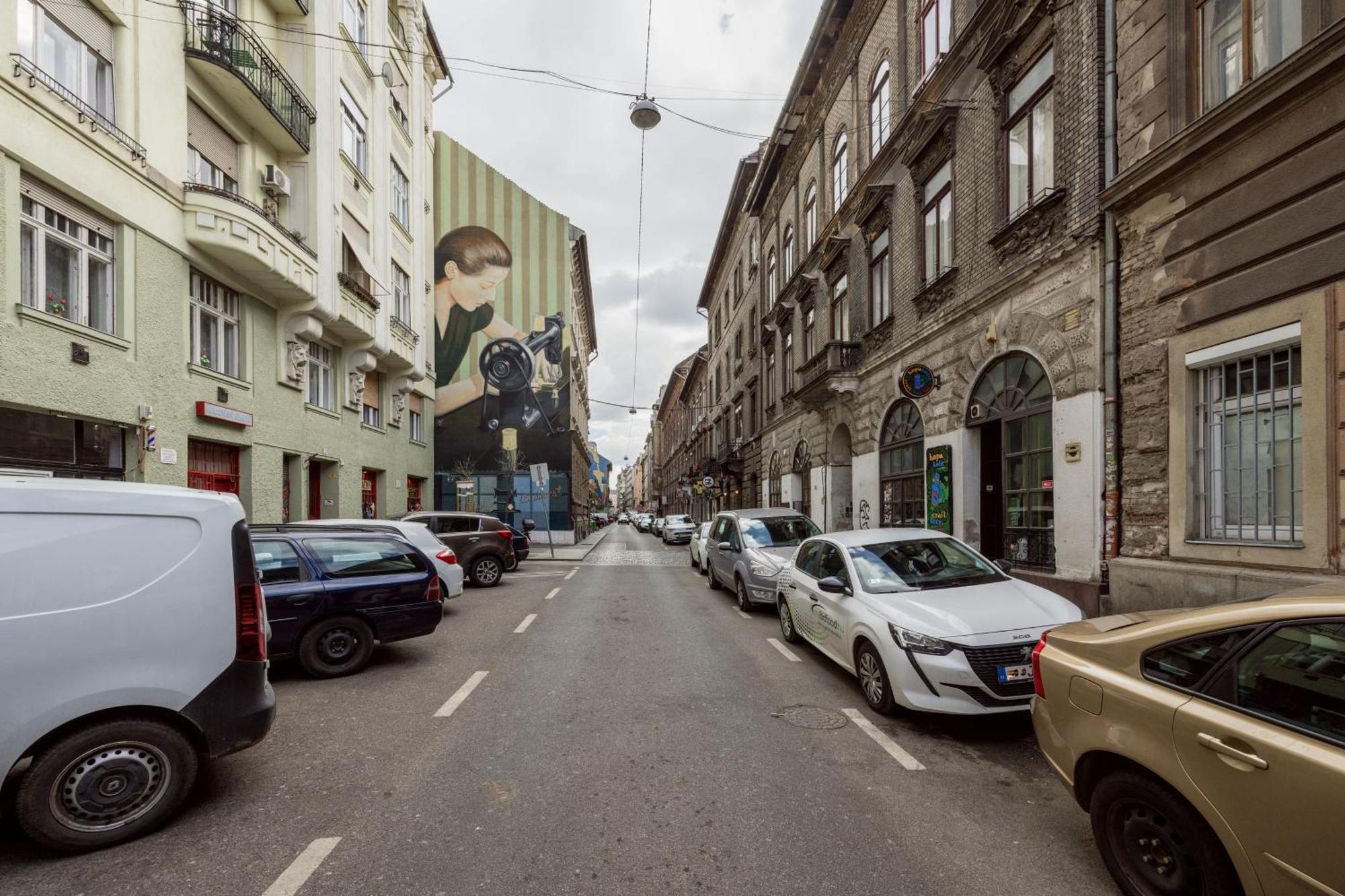 Sleek Downtown Living Apartman Budapest Kültér fotó